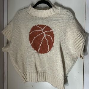 BiBi Basketball Soft Cream Knit Pullover